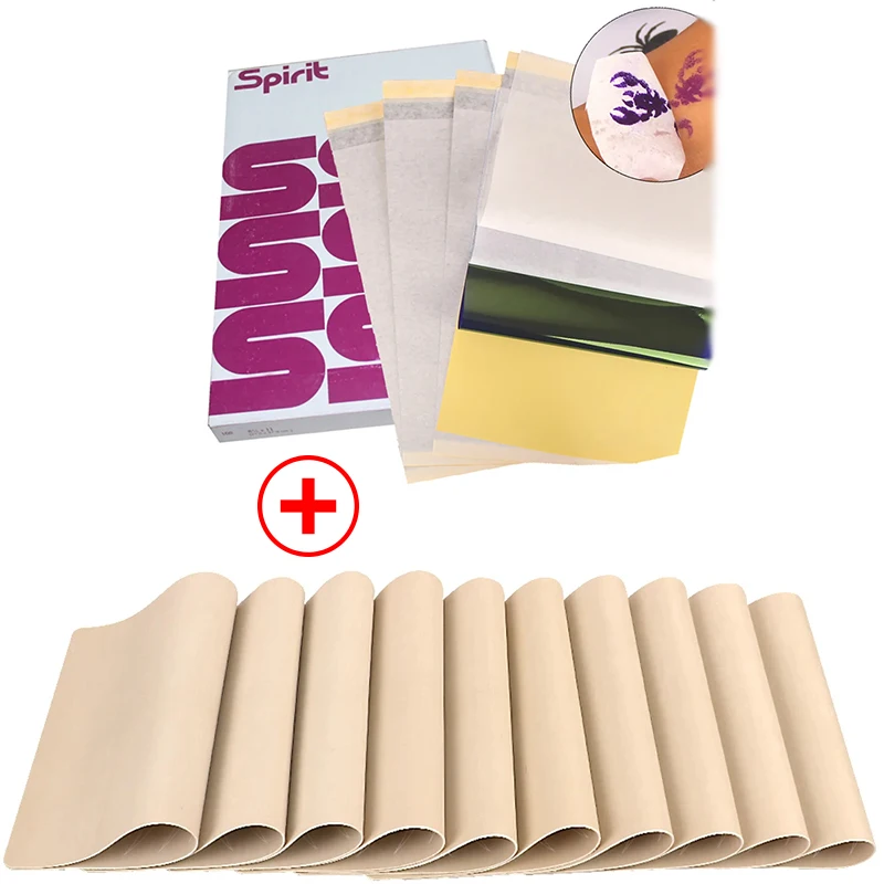 

10pcs Transfer Paper Double and Tattoo Skin Practice 5pcs Microblading Supplies Tattoo Practice Skin Makeup Eyebrow Fake Skin