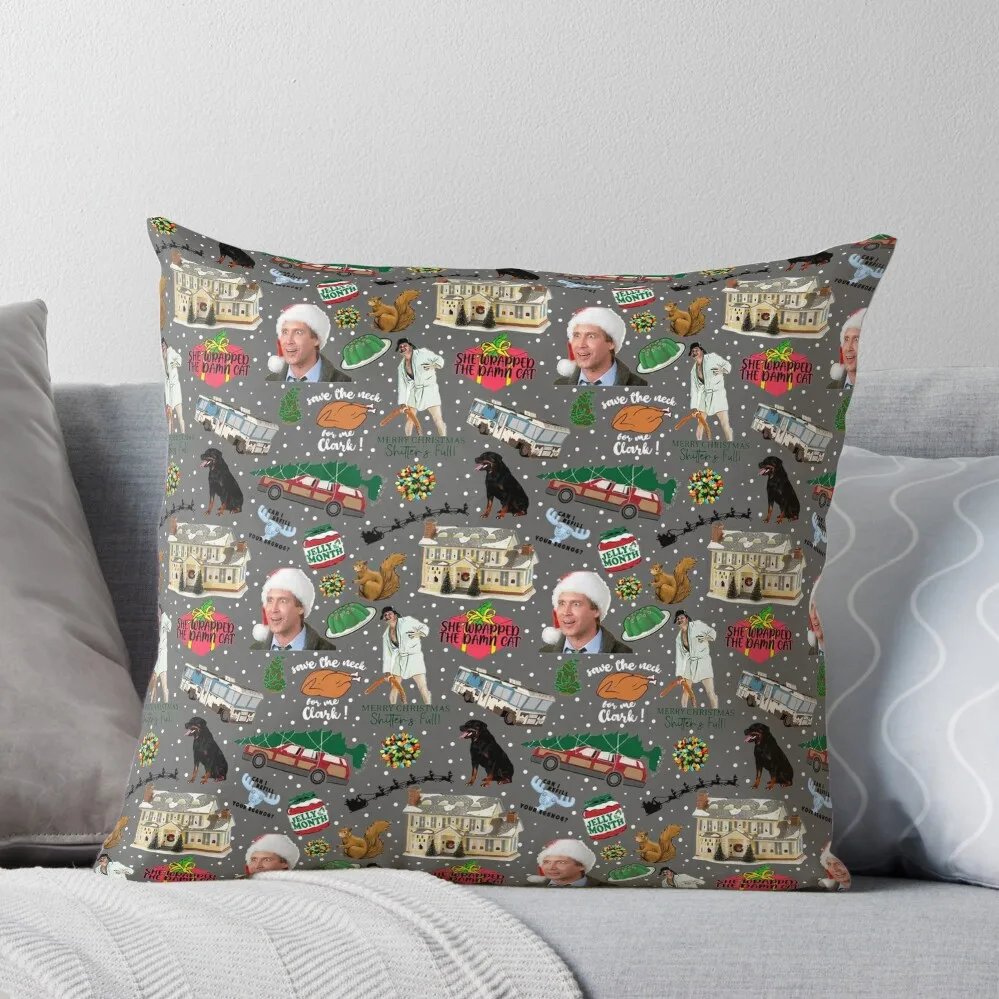 

National Lampoons Christmas Vacation Throw Pillow Sitting Cushion Decorative Cover For Living Room