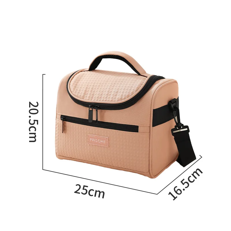 Tote Cooler Lunch Bags Portable Outdoor Picnic Office School Insulation Bag with Shoulder Strap