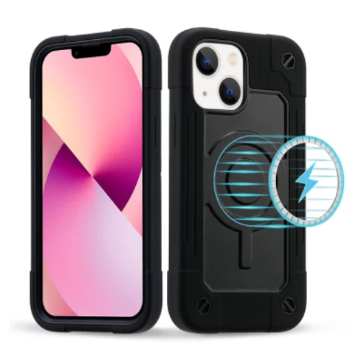 

For Magsafe Wireless Magnetic Case for iPhone 14 Pro Max Heavy Duty Case Military Grade Armor Phone Cover Shockproof Bumper
