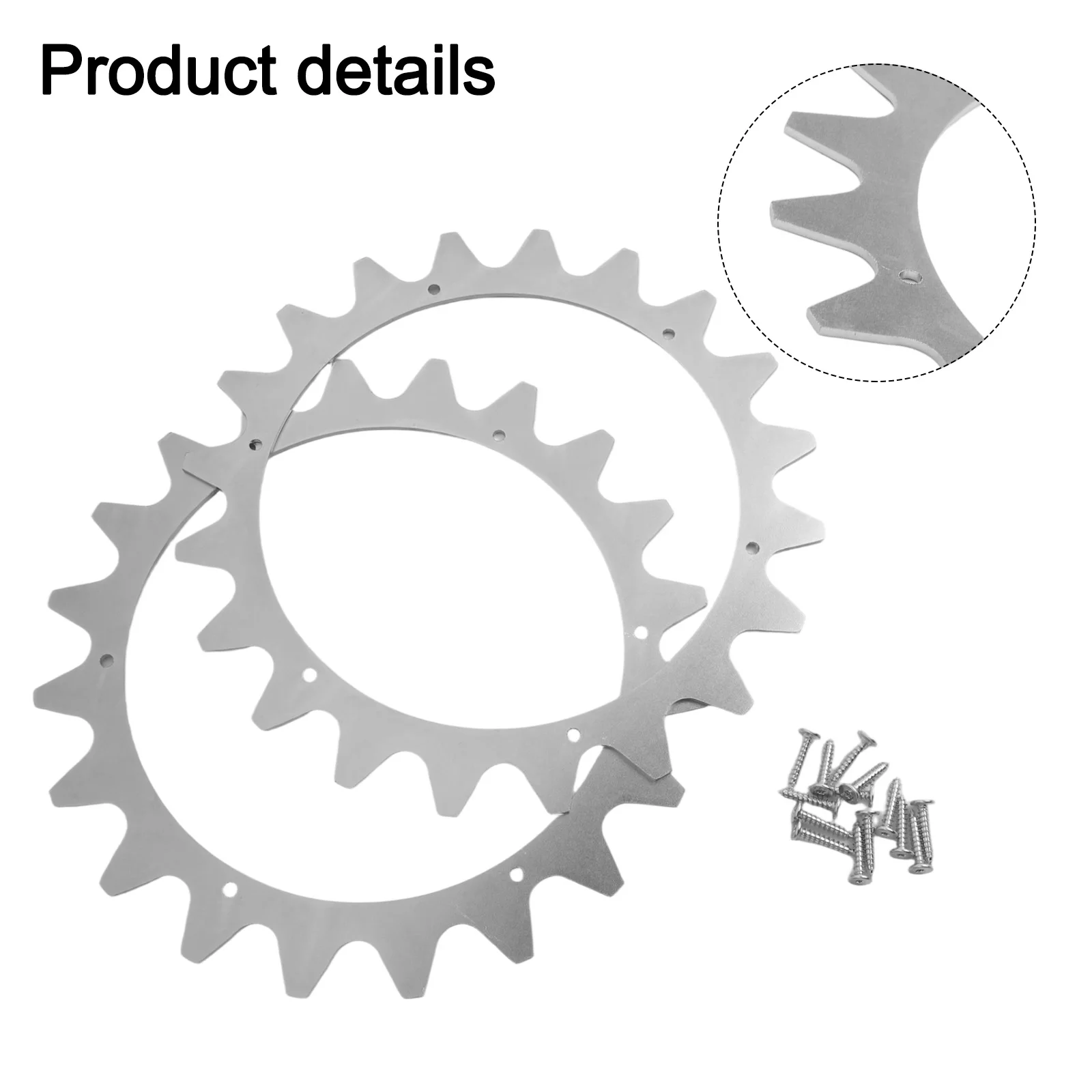 Stainless Steel Anti Skid Nail Wheels Designed For Ecovacs Goat Robotic Lawnmower Enhancing Traction And Control