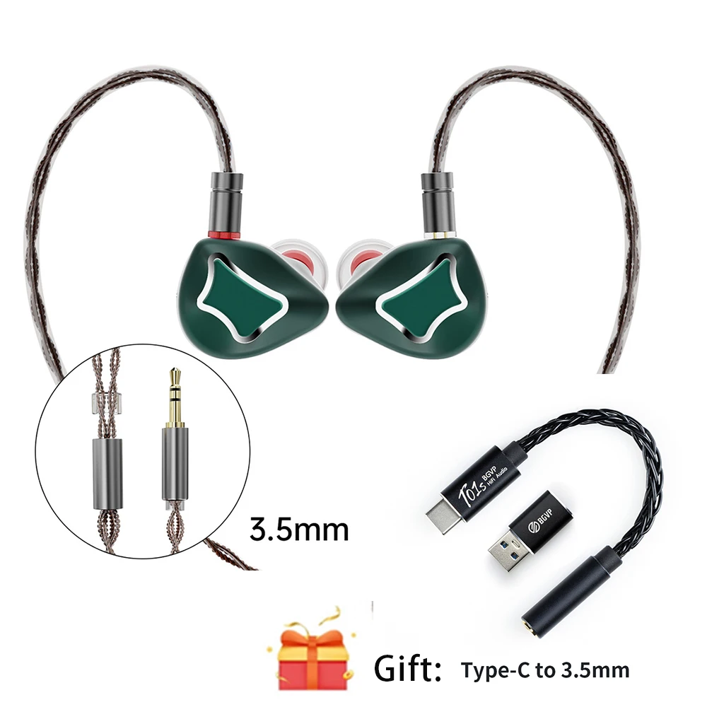 ARTTI R1&T10 hifi iems vezetékes in-ear Fülhallgató Hármas Erőtan Meghengerget hifi Muzsika headphone Levehető 0.78 2-pin 3.5/4.4mm dugasz