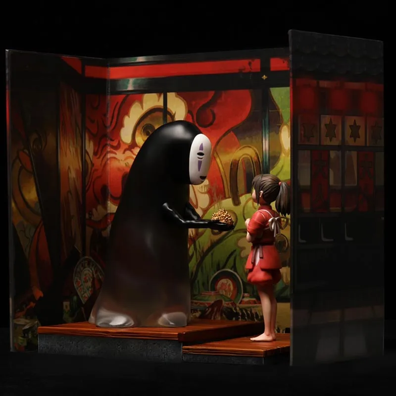 

In Stock Spirited Away Ogino Chihiro No Face Man Static State Model Garage Kit Authentic Periphery Sculpture Static State Model