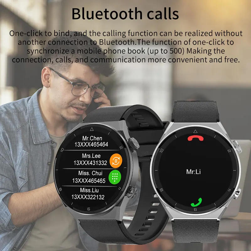 LIGE Ʈ ġ  2022 Ͻ AMOLED 454*454 HD ũ NFC 320mAh  Smartwatch  IOS ȵ̵