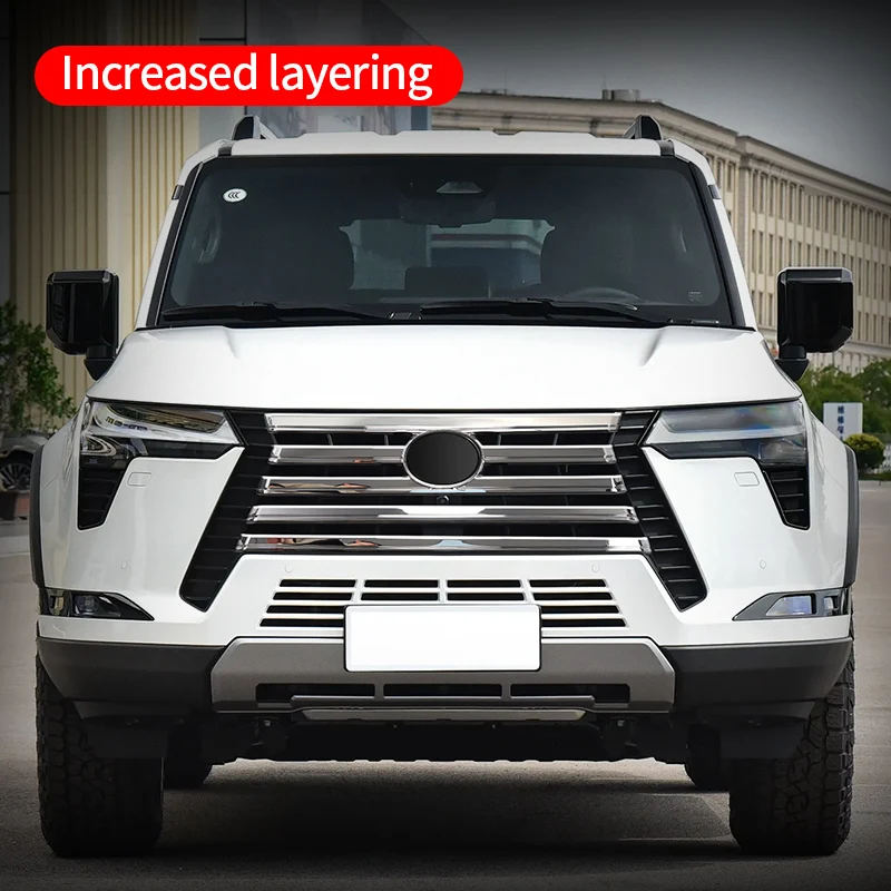 For 2024-2026 Lexus GX550 Upgraded Front Grill Chrome Decoration