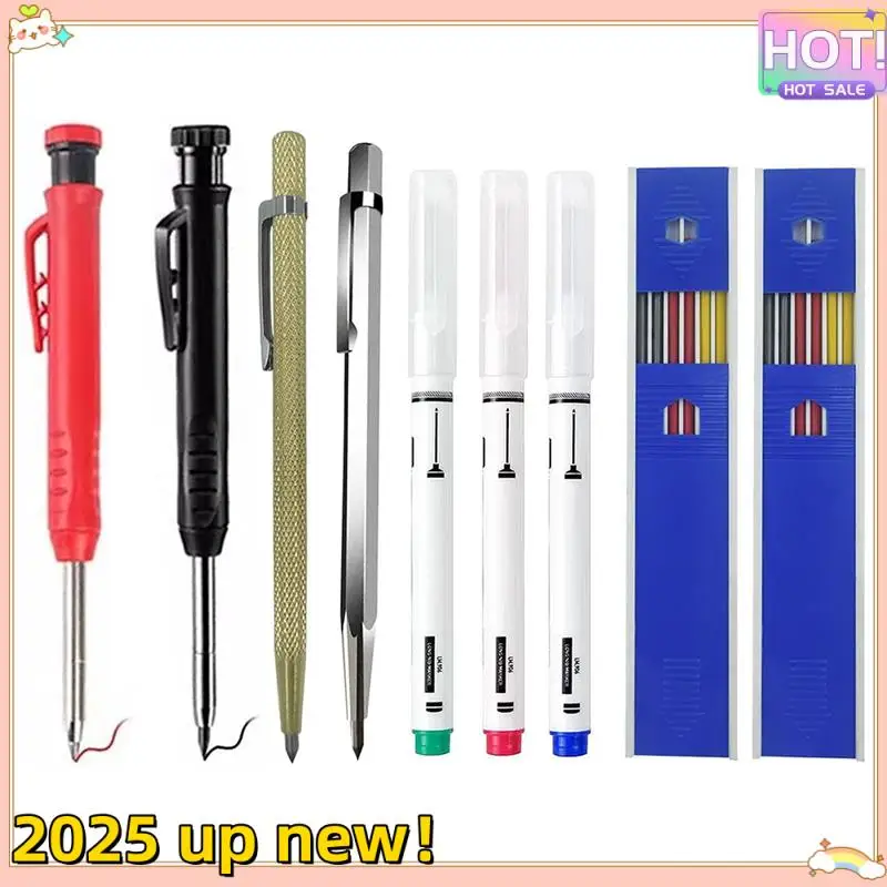 섬세한 질감-기계 목공 연필 세트 목수, 건설 노동자에게 적합한 낙서 마킹 도구 내구성 Ea