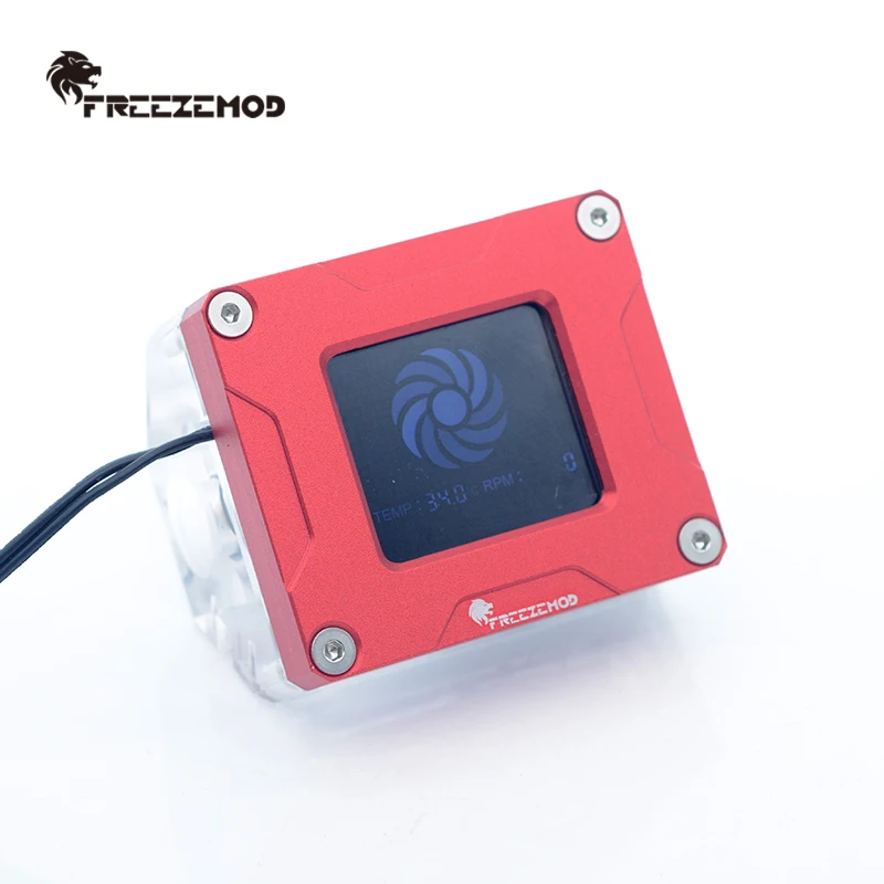 Zemod-computador Water Cooling Electronic Data Flow Meter Rpm e Temperatura Display Lsj-pmzn - Imagem 5