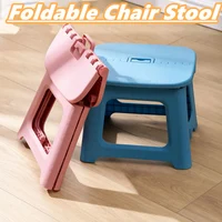 Folding Step Stool, Sturdy Safe Enough-Holds To 300 Lb Footstool for Adults or Kids with Carry Handle Collapsible Stool for Home 1
