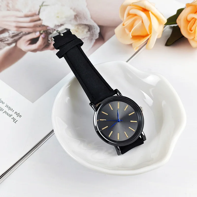 Women's Watch Simple Sun Pattern Anti Velvet Belt Quartz Women's Watch