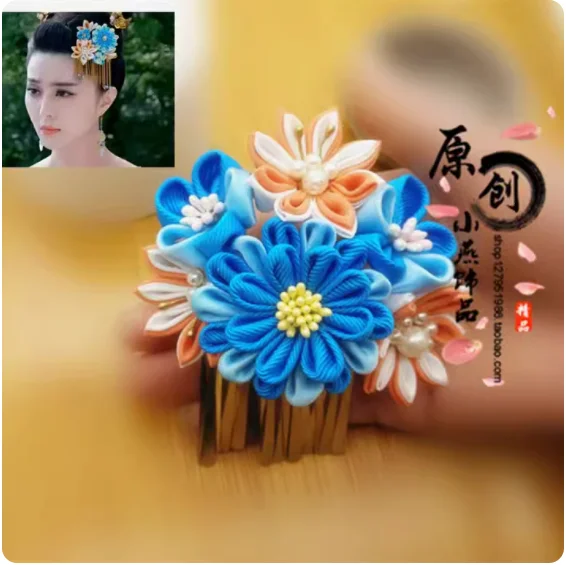 

2024 Импресса из Китая тот же фанат для головного убора Bingbing Empress Wu древний костюм боковой зажим головной убор аксессуары для волос подарки