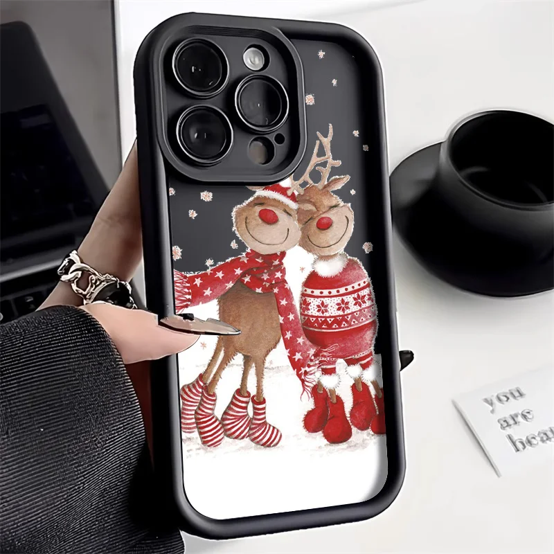 thumbnail image 1 of Funda de teléfono de animales bonitos para iPhone, carcasa a prueba de golpes para iPhone 16 Pro, 13, 11, 12, 14, 15 Pro Max, X, XR, XS, 7, 8 Plus, SE, 2020, 1 of 5