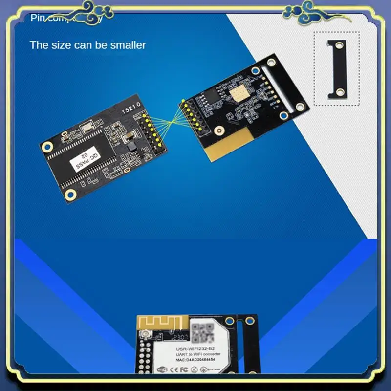 휴대용 USR-WIFI232-B2 UART-WiFi/이더넷 모듈 내장 TTL 직렬-WiFi 모듈 지원 Modbus RTU-Modbus TCP Easy I