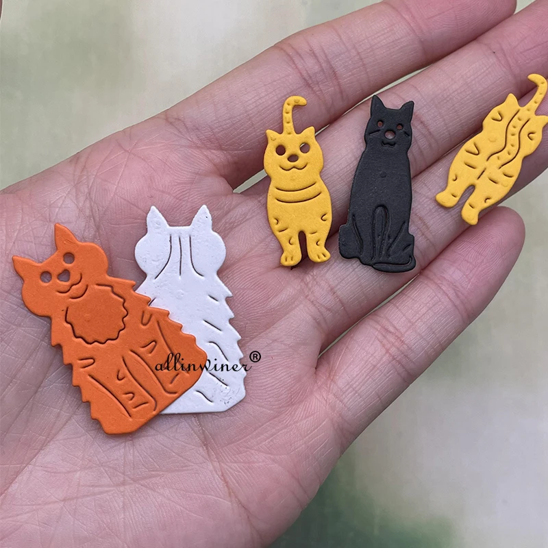 

Cat series DIY ремесло металлическая высечка для скрапбукинга рельефный фотографический трафарет