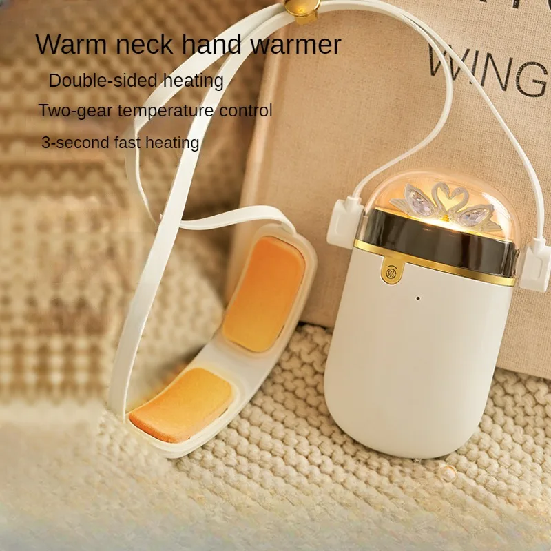 

Send girlfriend warmth Mini hand warmer winter portable USB rechargeable pocket hand warmer mobile power quick heating 5000mah