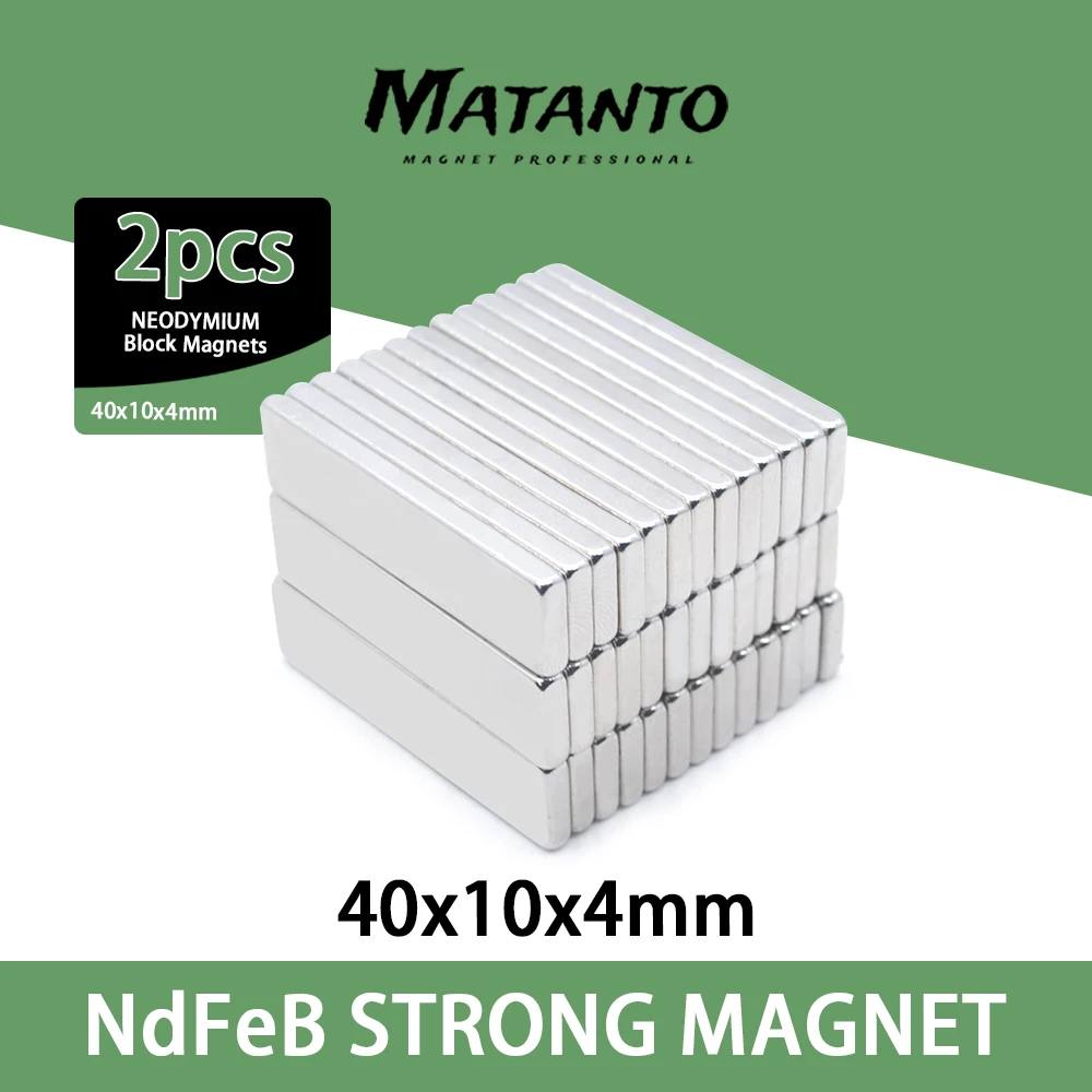 2/5/10/15/20/50PCS 40x10x4mm Block Search Magnet 40*10*4 Powerful Strong Magnets 40x10x4 Quadrate Neodymium Magnets