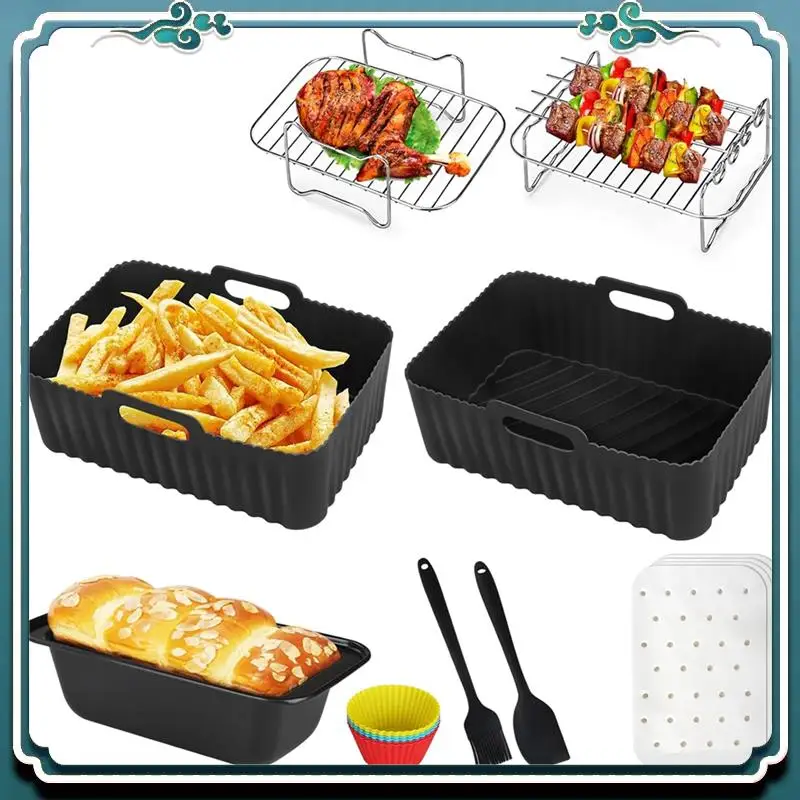 Air Fryer Spare Parts For Ninja Air Fryer AF300UK AF400UK/Tower T17088/Salter/Devology, Silicone Liner