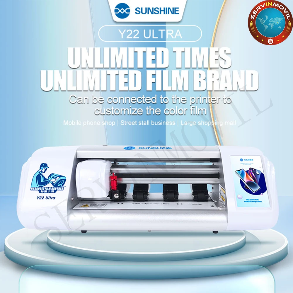 

SUNSHINE Y22 Ultra Unlimited Unlimited Cutter Cell Phone Screen Protector DIY Patterns Printing and Cutting Machine