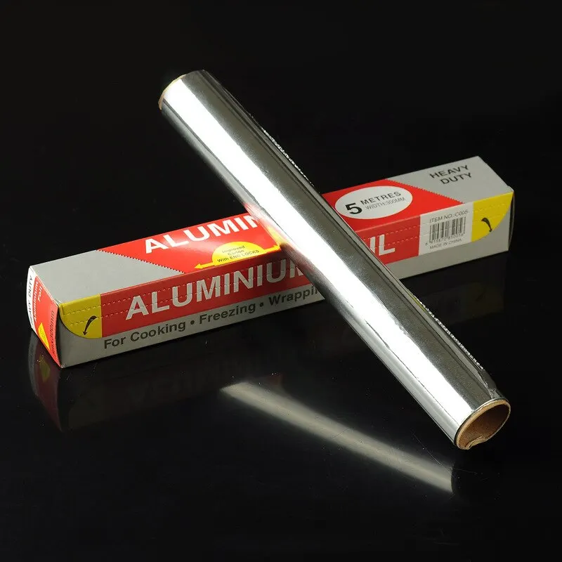 Kitchen BBQ Tools Kitchen Oil-proof Waterproof Stickers Aluminum Barbecue Tin Foil Household BBQ Oven Baking Paper Wrapped Turkey Tools