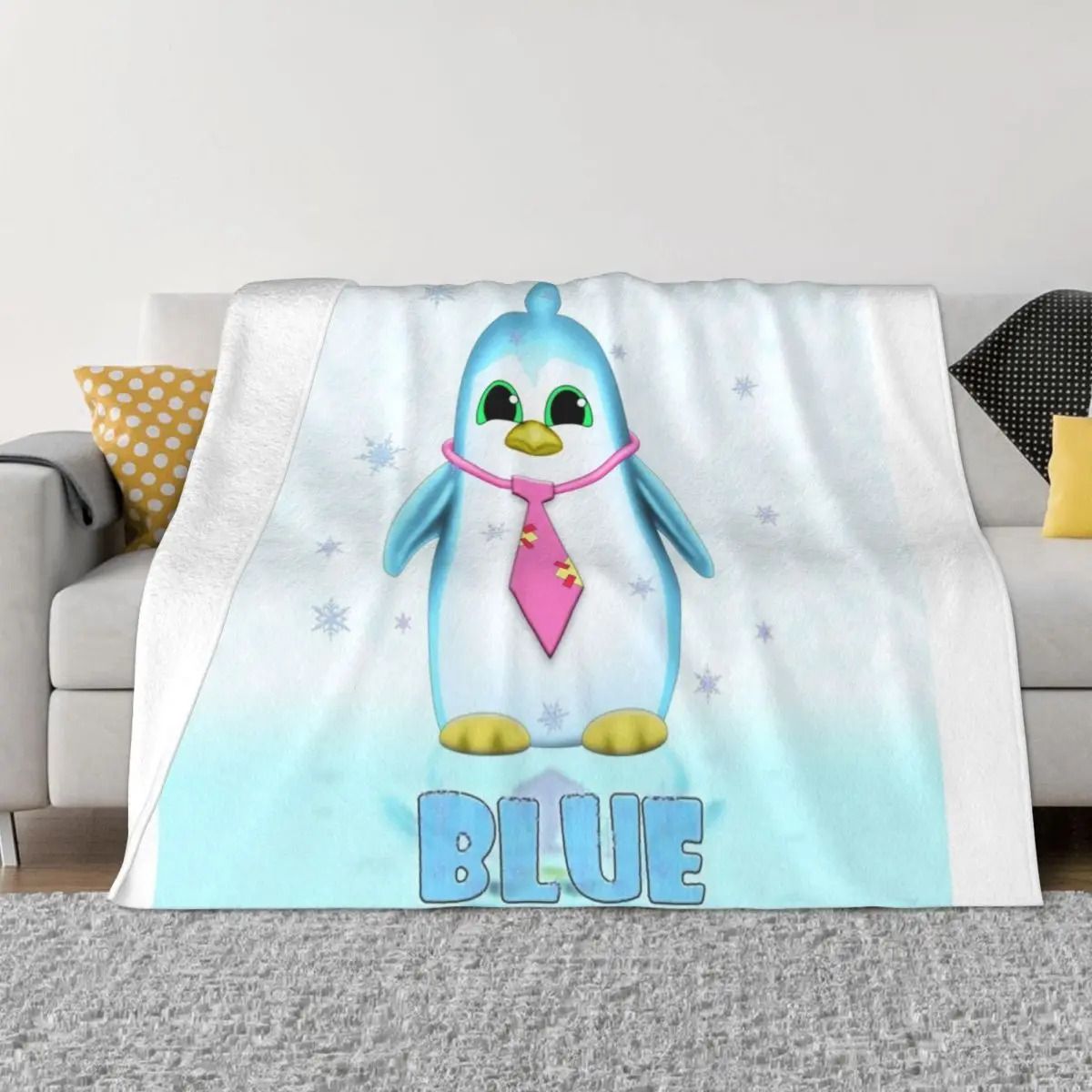 

Blue on Ice Throw Blanket Blankets For Sofas Designers Decoratives Blankets