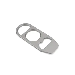 Versatile Titanium Keychain Bottle Opener & Outdoor EDC Tool (1pc)