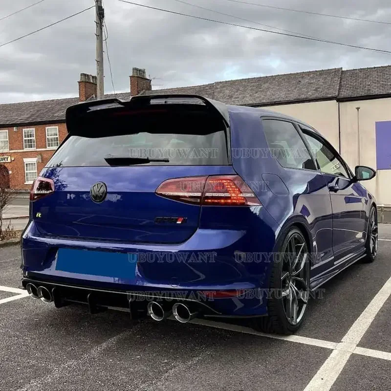 Спойлер на крышу Oettinger для Volkswagen Golf MK7 7,5 GTI R GTD ABS, задний спойлер Aleron Golf 7 2013 - 2020