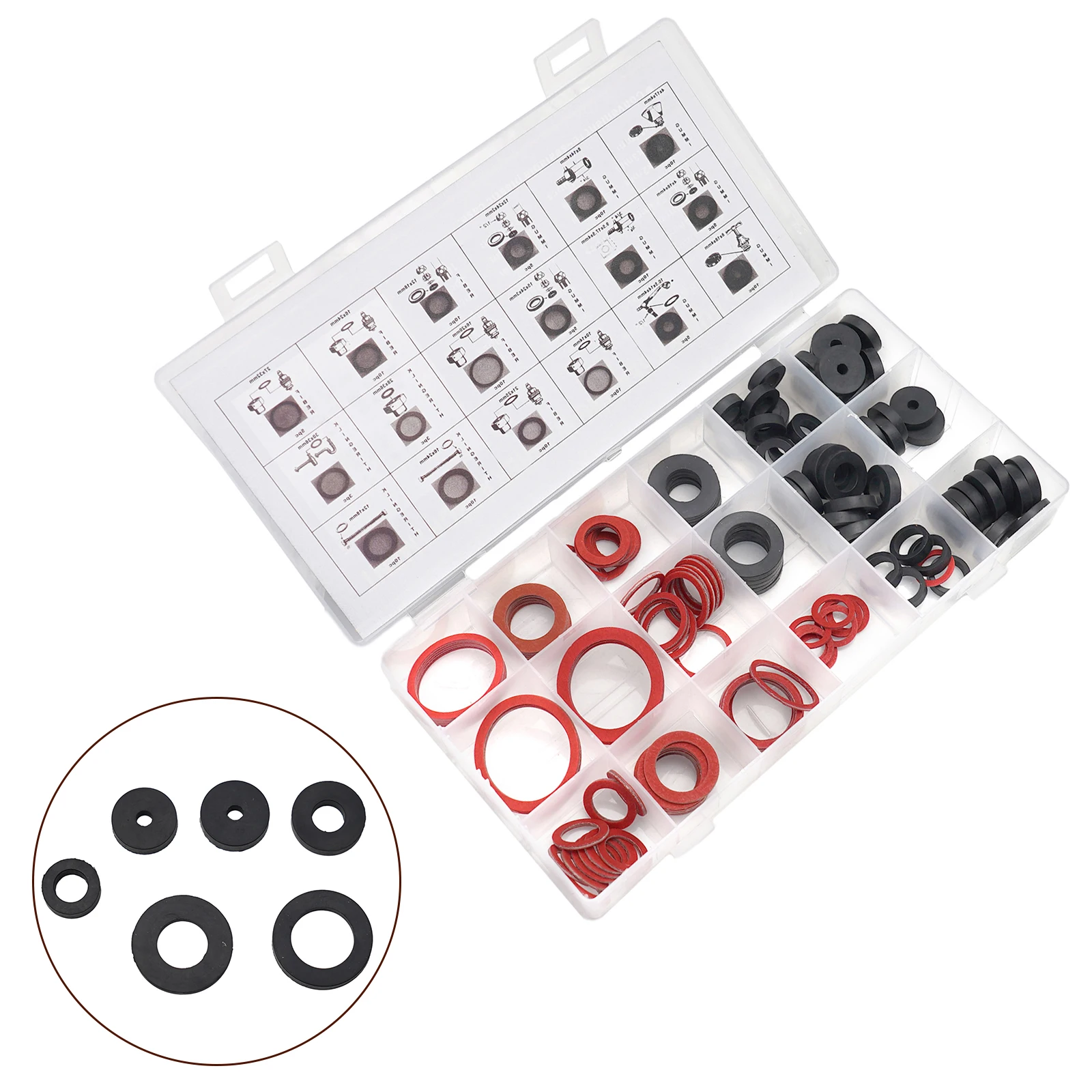 

Durable O-ring Auto Parts Car Accessories Flat Washers Hydraulic Seal Kit Replacement Seal Ring Universal 141pcs/set