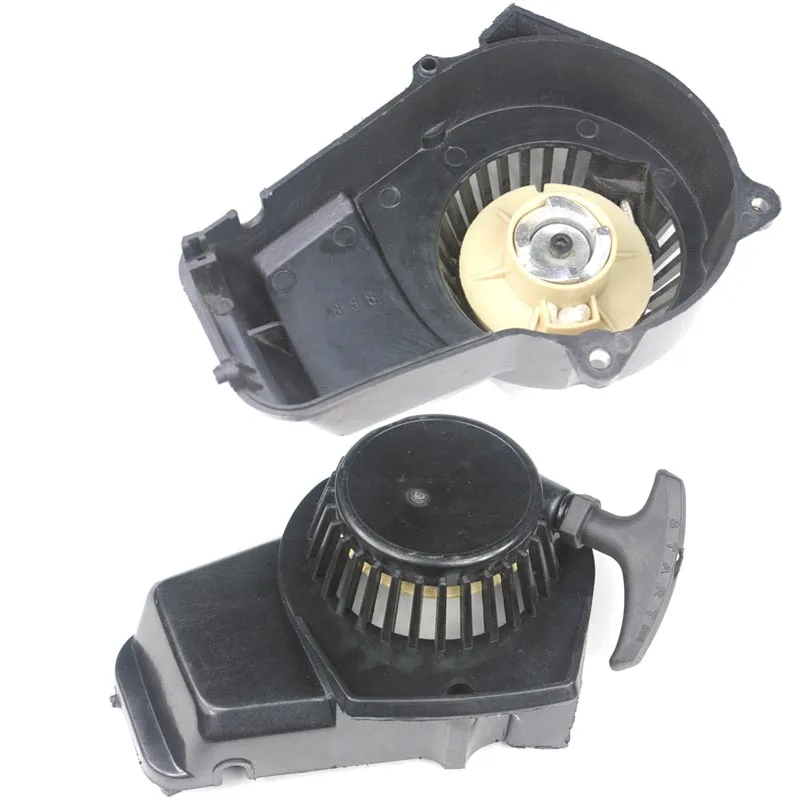 Negro Arranque Arranque Aleación Para 33cc 43cc 47cc Mini