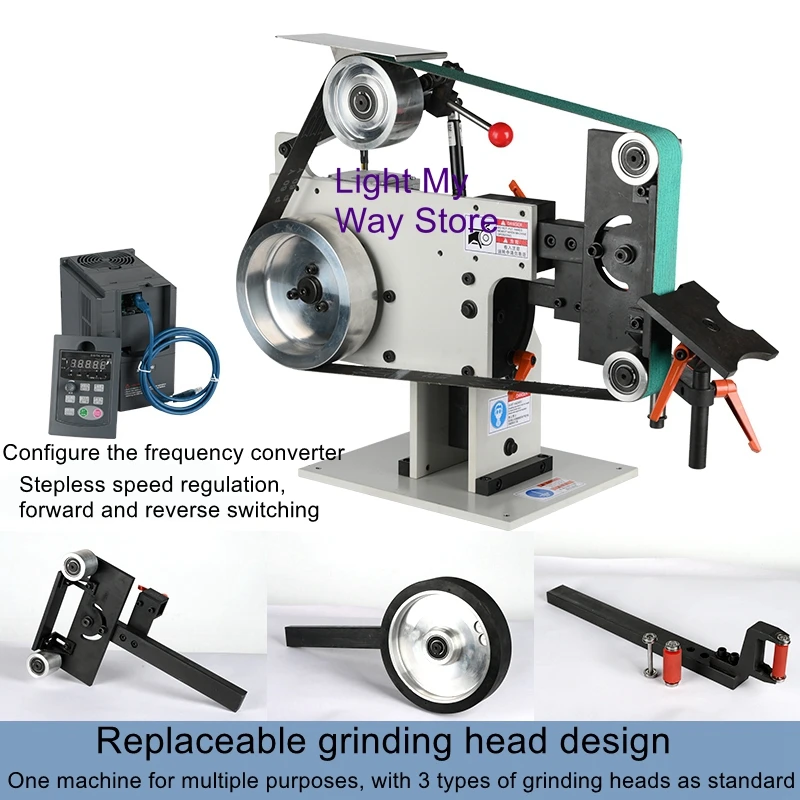 Smerigliatrice a nastro smerigliatrice a coltello in acciaio inossidabile robot di macinazione a supporto automatico multifunzione