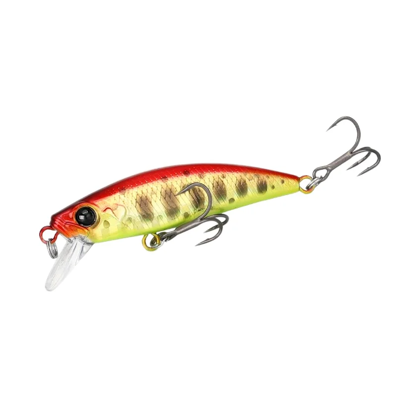 TSURINOYA 8 Stück Köder-Set für Feinangeln, Intruder 51S Sinkender Minnow Jerkbait, 51mm 5,8g Forellen-Ajing-Hardbait