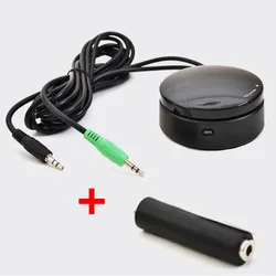 Audio Volume Wired Controller with 3.5mm Aux for Speaker and Amplifier Systems (Orange)