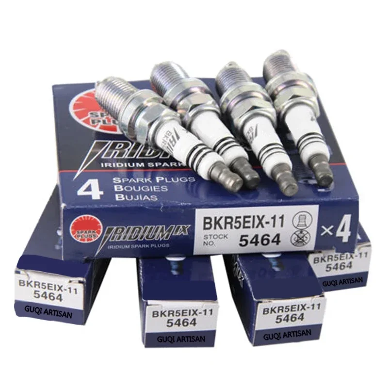 

4/6Pcs Iridium Spark Plug BKR5EIX-11 5464 for Nissan VW Honda Hyundai Infiniti Kia Toyota Lexus Chevy Chrysler Dodge Eagle Ford