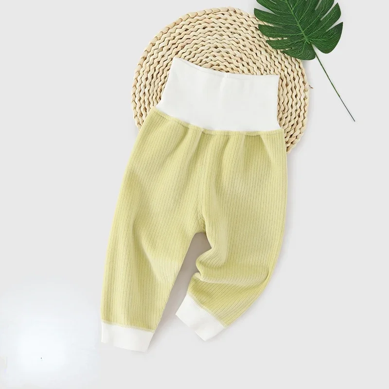 Autumn Spring Baby Girl Leggings Baby Boys Ribbed Full Length Infant Kids Clothes Skiny Pants Children Casual Warm Trousers