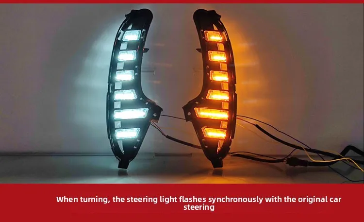 For MG7 2023 2024 Daytime Running Lights Modification Daytime Driving Lights Flowing Driving Decorative Lights detail image 10