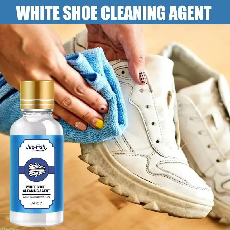 White Shoes Stain Polish Cleaner Gel Sneaker Whiten Cleaning Dirt Remover Set For Sneaker Remove