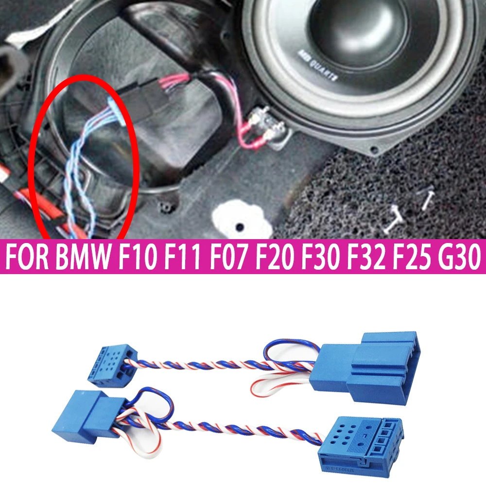 Cablaggio Subwoofer Per Auto Adatto Per Bmw F10 F11 F07 F20 F30 F32 F25 G30 Adattatore Per Altoparlante Cablaggio A Tromba Cavi Di Linea Low Range Bas