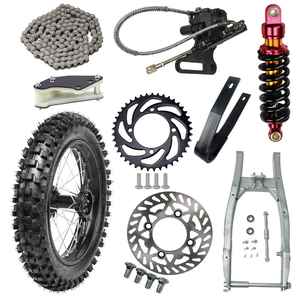 14" Rear Wheel Assembly For Dirt Bikes - 90/100-14 Tire & Rim Combo With 14.5mm Bearing