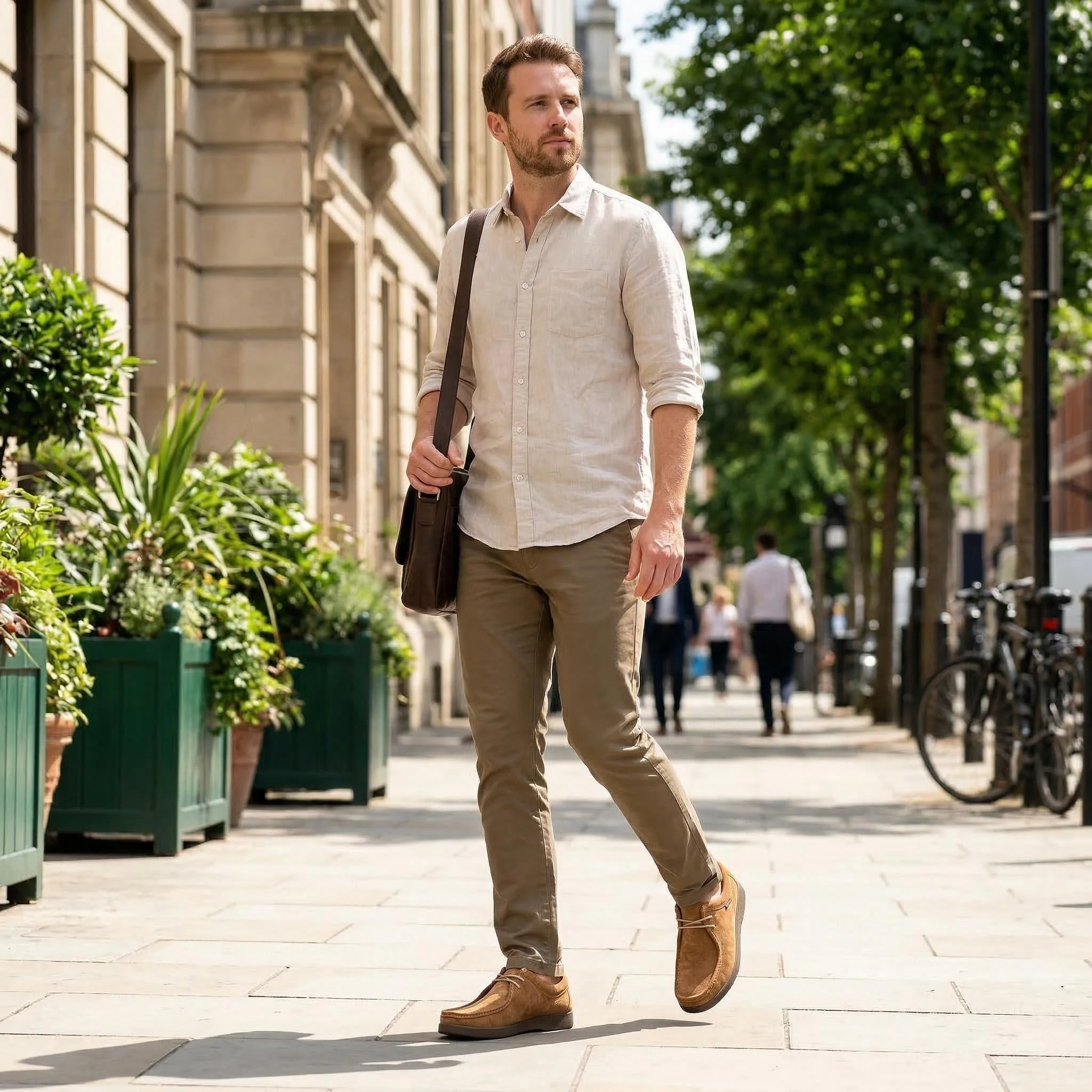 Men Premium Leather Hand-Sewn, Fashionable Casual Loafers, Suit For Daily Wear&Working - Uniqwear