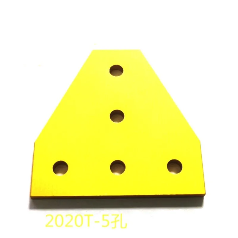 Piastra Di Giunzione Resistente 5 Fori 90 Gradi Per Profili - Foto 8