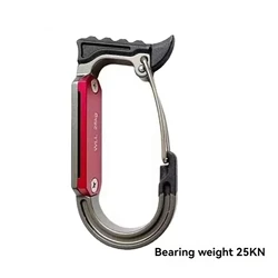 Versatile Outdoor High - Strength Carabiner for Climbing and Rescue Tasks (Clip Only)
