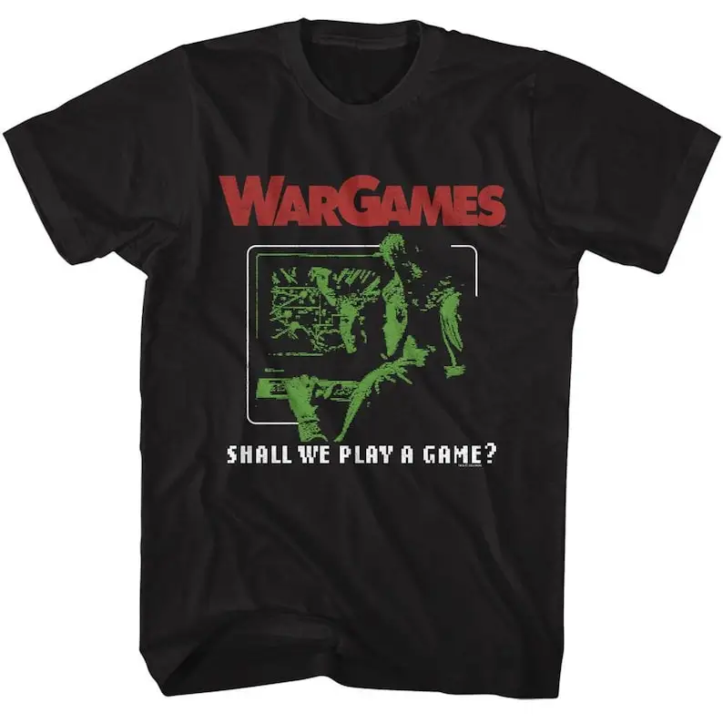 

WarGames Play A Game Black T-Shirt
