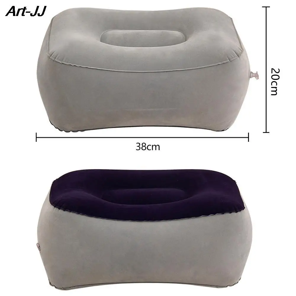 Portable Foot Pillow Household Relaxing Feet Pillow New Inflatable Foot Rest Leg Cushion PVC Travel Office Footrest Ottoman Tool