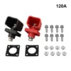 2Pcs 120A 150A 200A All-Copper Lithium Battery Terminal Connector Energy Storage Terminal Battery Connector Adapter High Current 5