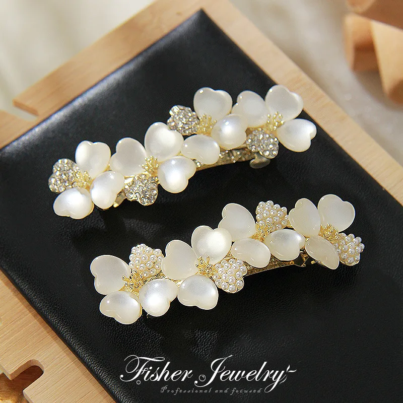 

Opal Alloy Barrette Hair Pins Clip Fashion Hair Accessories for Women Girl