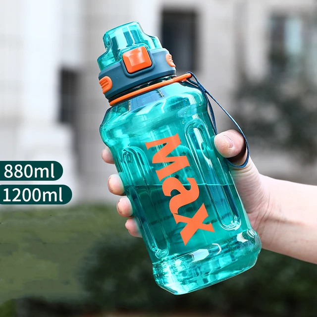 2 Liter Sports Water Bottle with Straw Gym Fitness Water Bottles for Men  Women Outdoor Cold Drink Plastic Cups Bouteilles D'eau - AliExpress