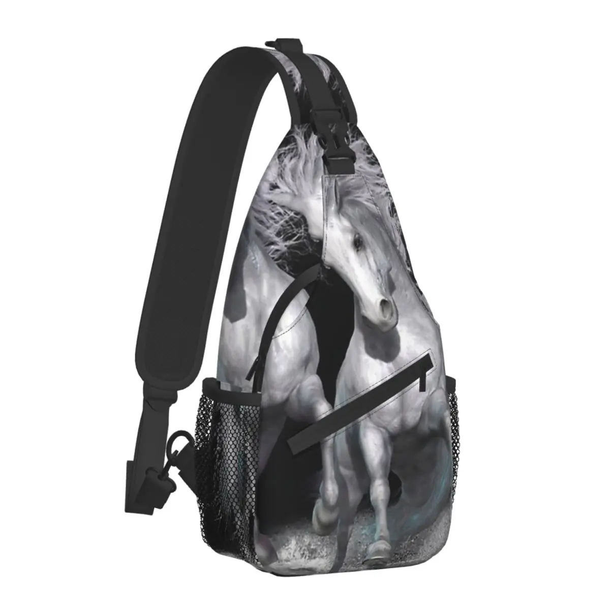 Galoppo Horse Run Quickly Crossbody Bag Sports Trinity Chest Bag Unisex Donna Uomo Fashion Shoulder Zaini Travel