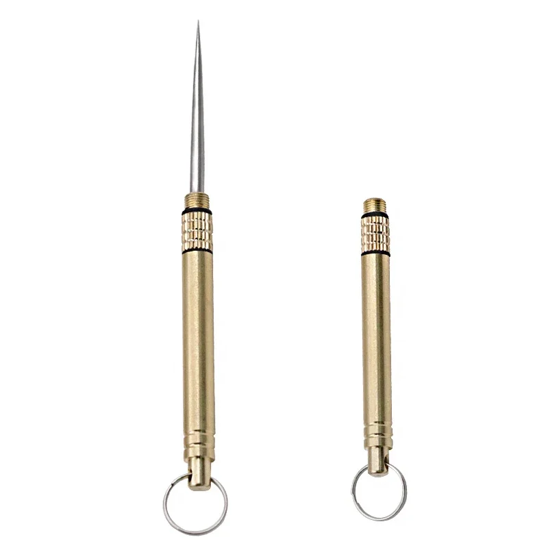 Titanium Outdoor Edc Portable Multifunctional Toothpick Bottle Fruit Fork Camping Tool Toothpick Tube Stronger Than Dental Floss toothpick set retractable toothpick toothpick bottle toothpicks set