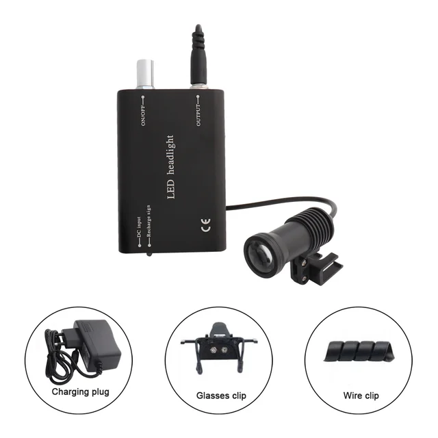 Faro Dentale LED Portatile 5W Con Batteria E Filtro Luce - Per Odontoiatri E Studi Dentali - Foto 5