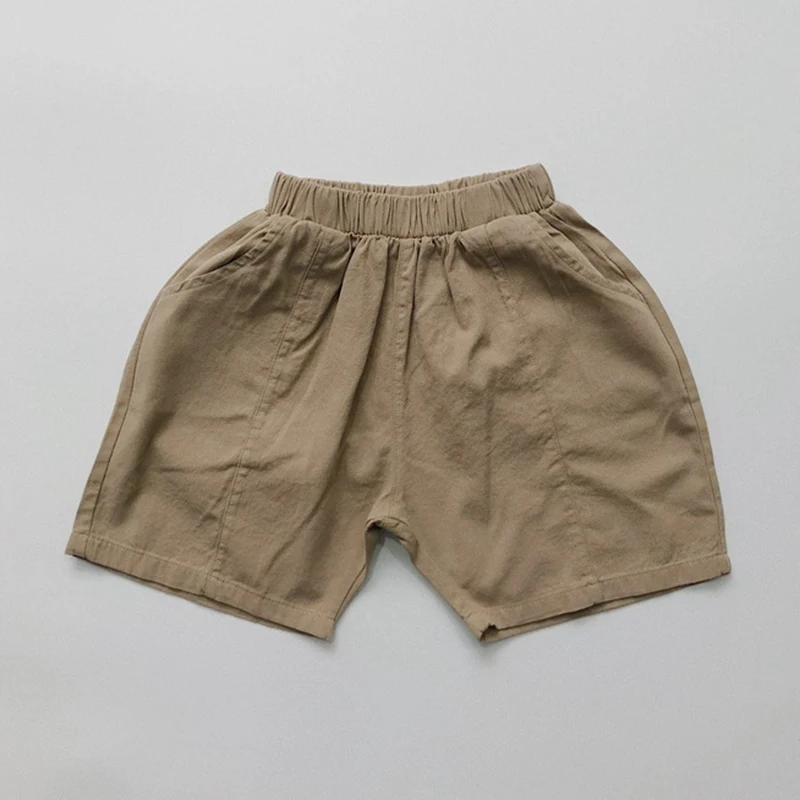 Summer Loose Kids Boys Girls Solid Color Children's Clothing Short Pants Casual Baby Boys Girls Children Short Pants