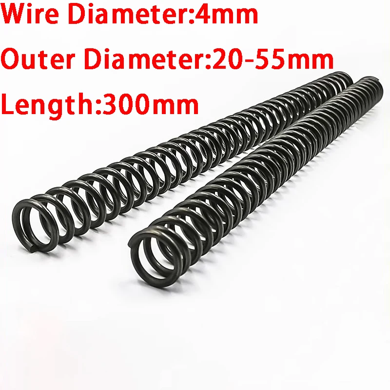 Custom Cylidical Coil Compression Spring Rotor Return Compressed Spring Pressure Spring Steel 65mn 4.0 mm Wire Diameter