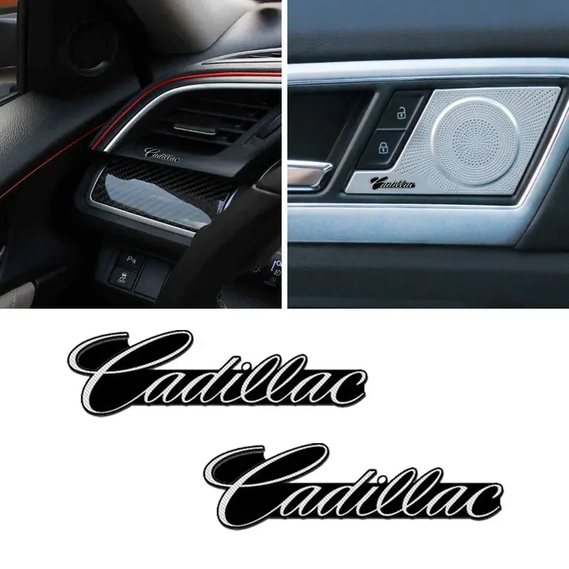 Car Audio Decora 3D Badge In Alluminio Emblema Adesivo Stereo Per Cadillac Ats Ct6 Cts Srx Xt5 Xt4 Sls Xts Xt6 Ct5 Ct4 Escalade Xlr